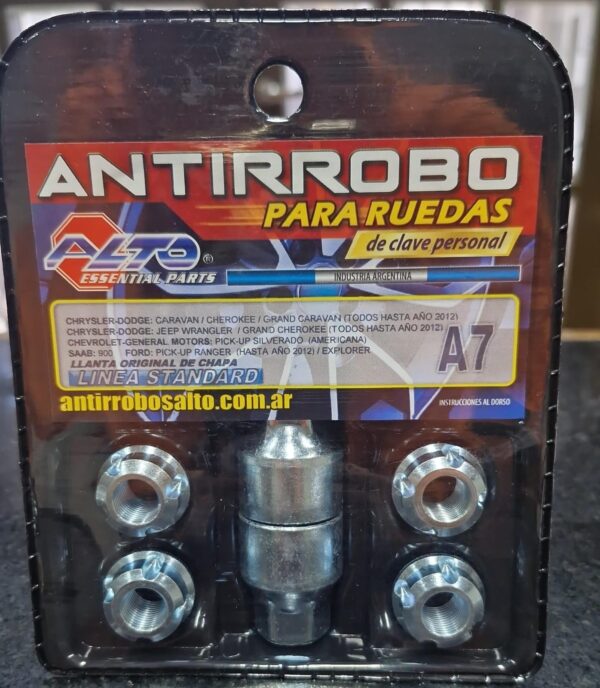 TUERCA ANTIRROBO CHEVROLET PICK UP SILVERADO*TAA7 - Imagen 1