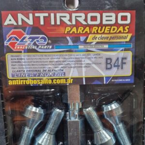 TUERCAS Y BULONES ANTIRROBO B4 FRONTAL