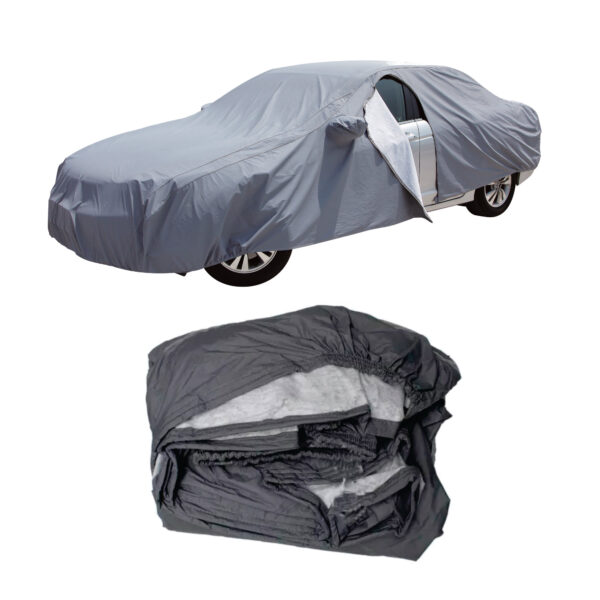 CUBRE COCHE XLARGE TRICAPA CON CIERRE - Imagen 1