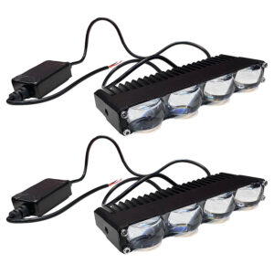 FARO LED RECTANGULAR LUPA LARGO POR JUEGO